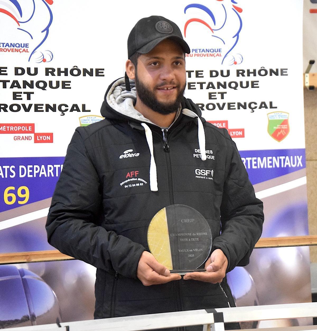 ENRYCK BEGNIS : Champion du Rhône Individuel de pétanque 2025