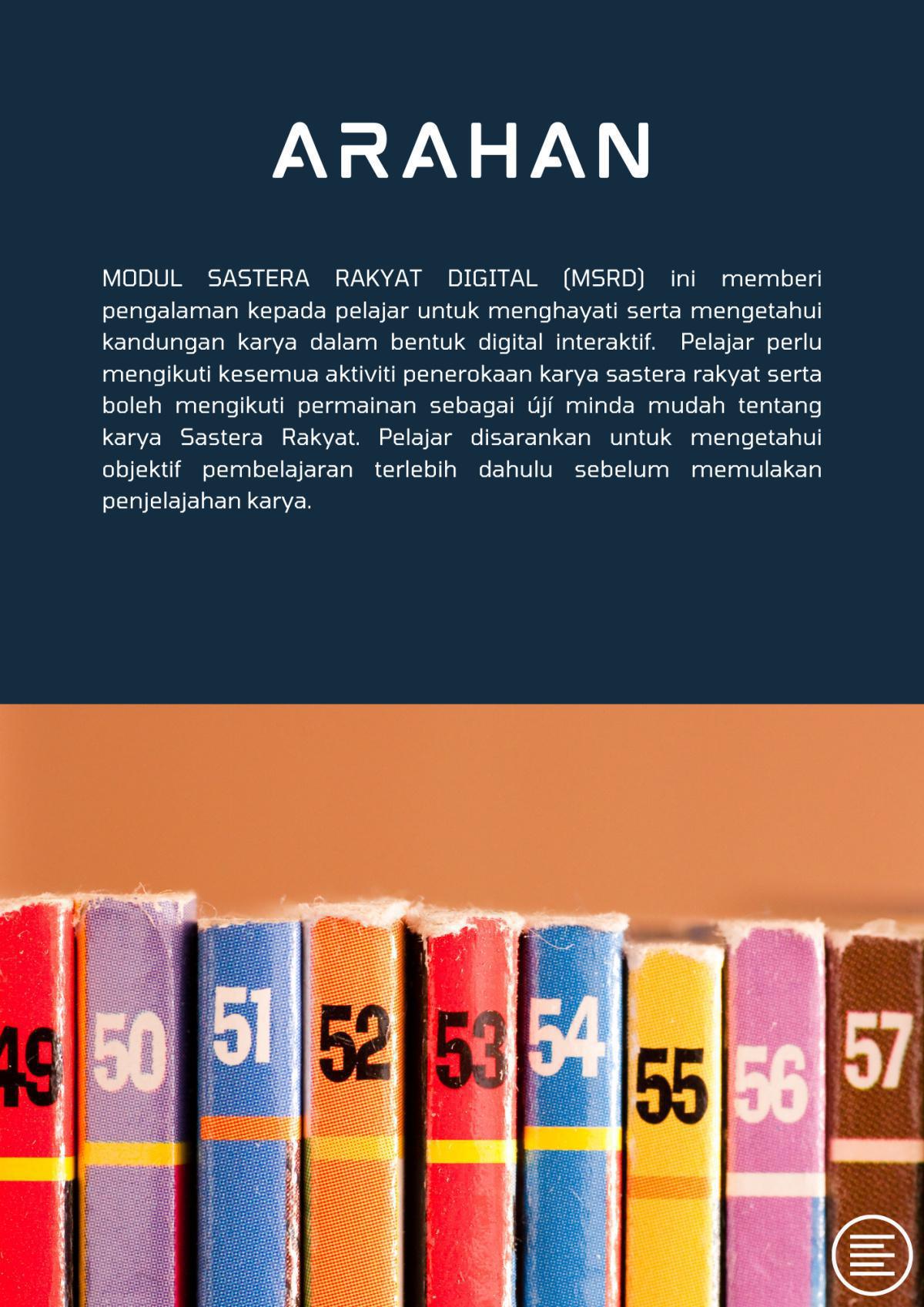Modul Sastera Rakyat Digital
