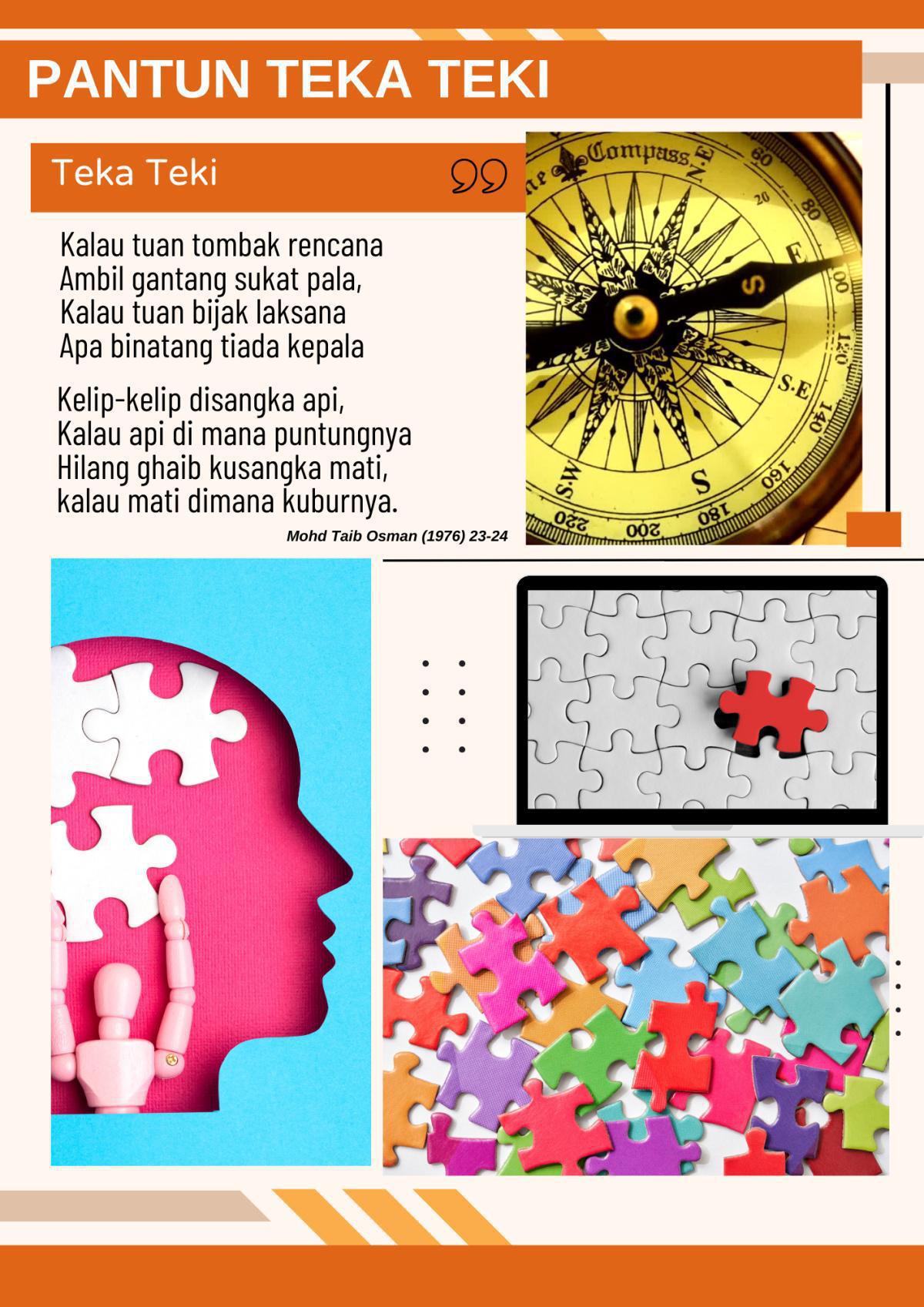 Pantun Teka Teki Pantun Teka Teki