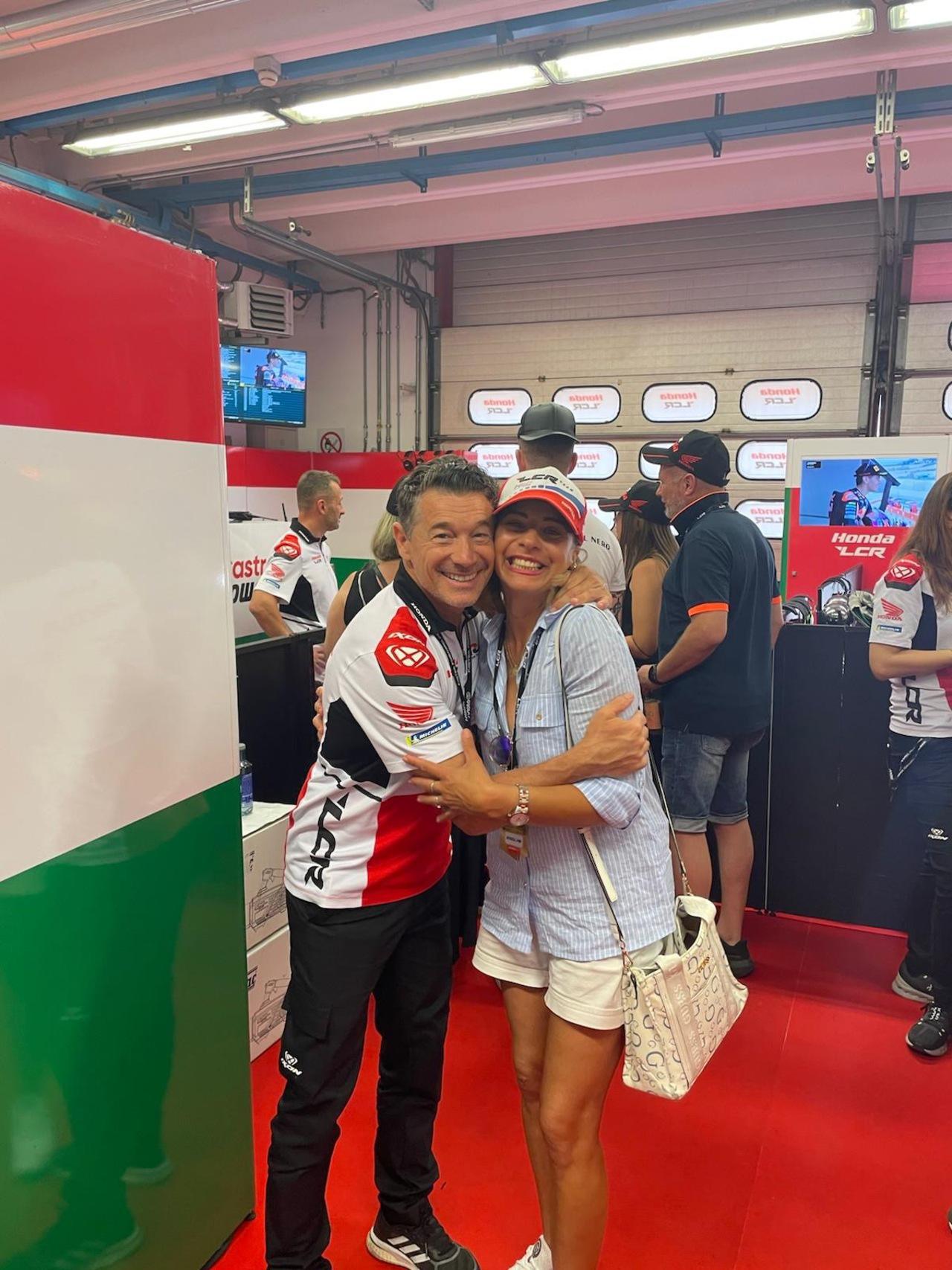 Team LCR HONDA Lucio Cecchinello e Fancy Menei