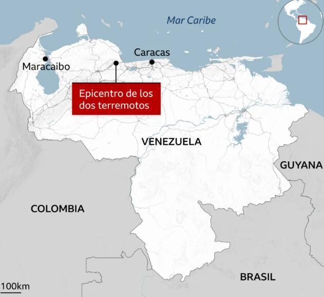 Qué se sabe de los dos fuertes terremotos que sacudieron la costa central de Venezuela causando muertes y daños en Caracas y sus alrededores