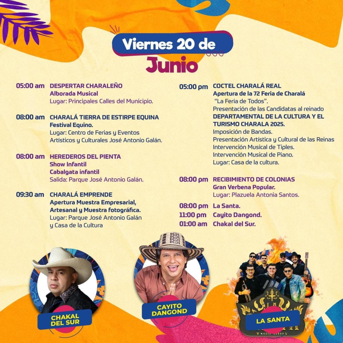 Ferias y Fiestas de Charalá 2025 🎉 Ferias y Fiestas de Charalá 2025 🎉