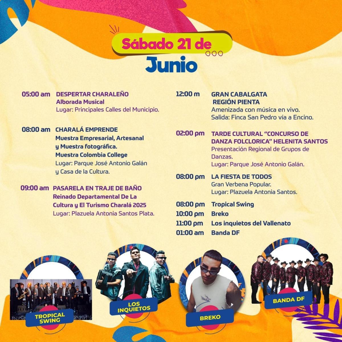 Ferias y Fiestas de Charalá 2025 🎉 Ferias y Fiestas de Charalá 2025 🎉