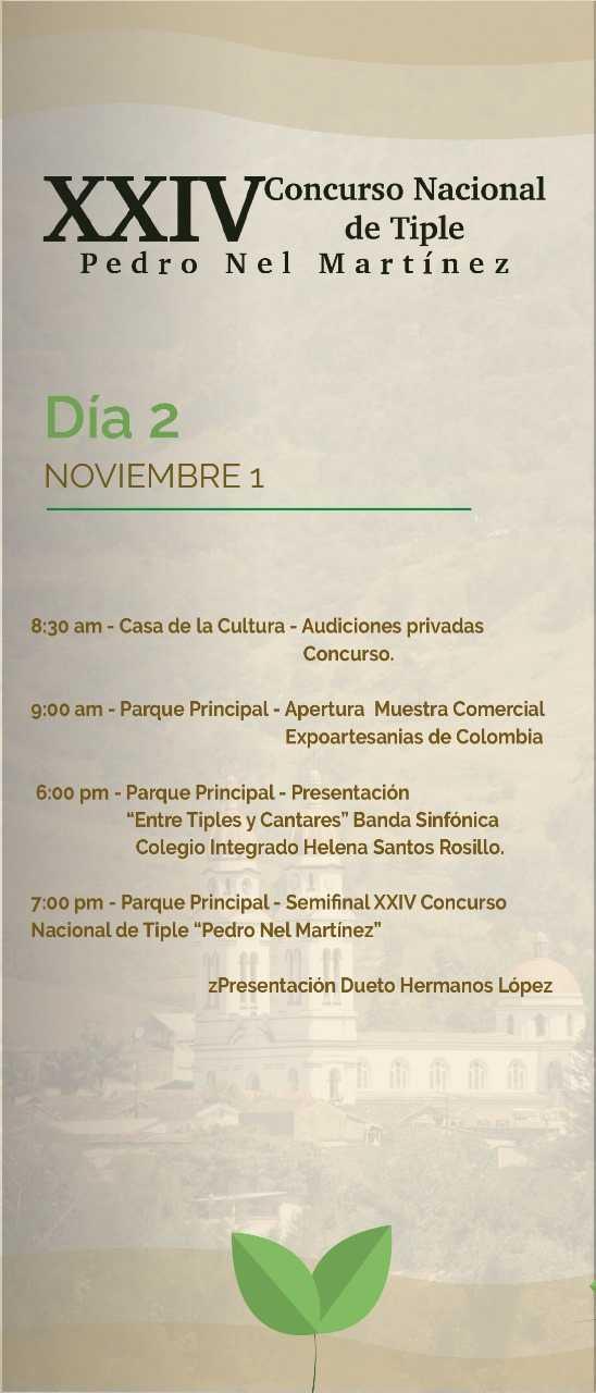 Concurso Nacional de Tiple (Nov 01)