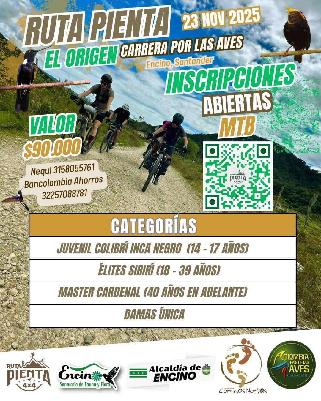 Carrera X Las Aves - El Origen Ruta Pienta Carrera X Las Aves - El Origen Ruta Pienta