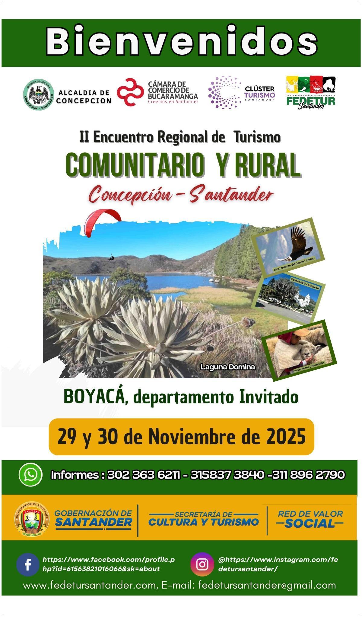 II Encuentro Regional de Turismo Comunitario y Rural