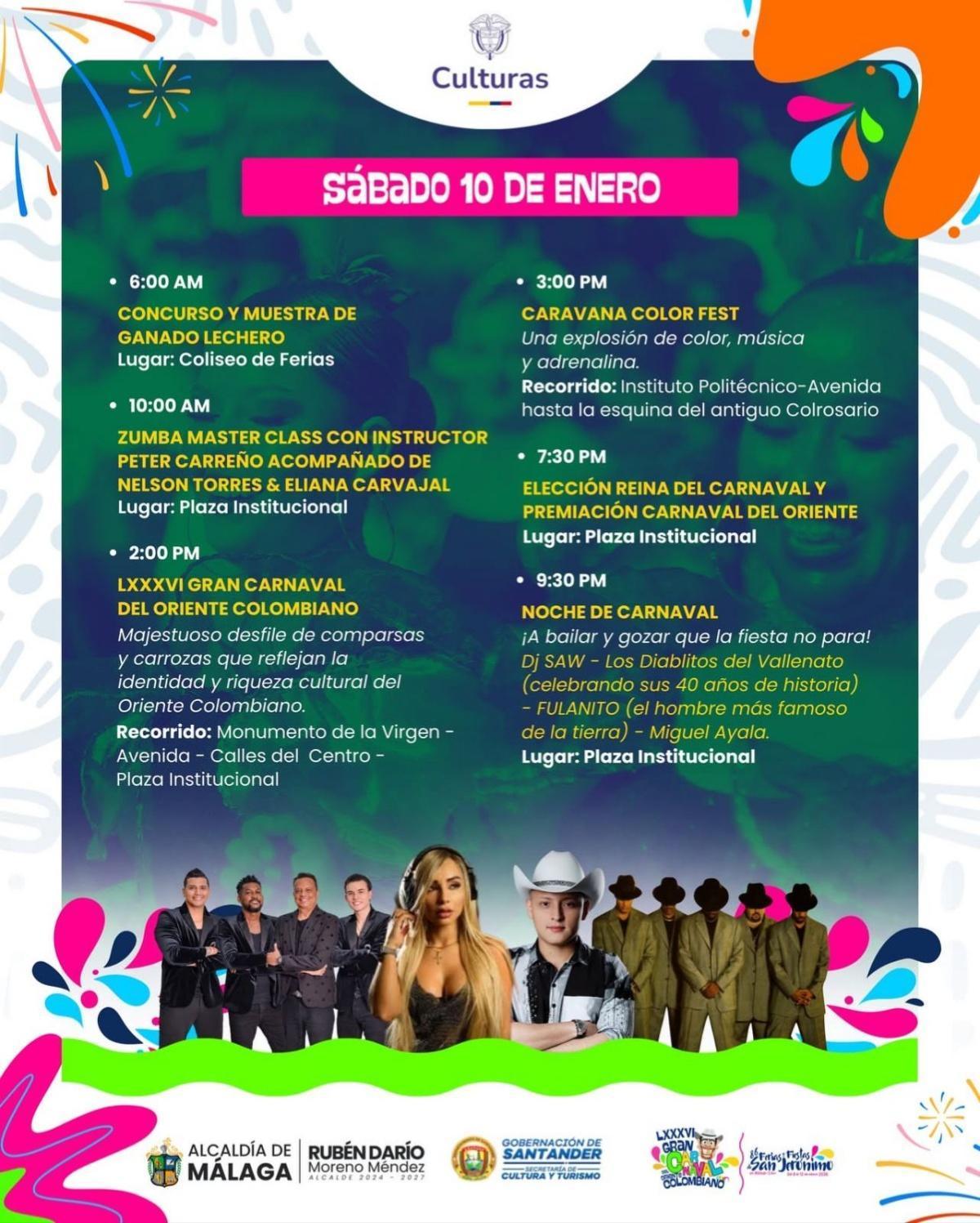 Ferias y Fiestas de San Jerónimo + LXXXVI Carnaval del Oriente Colombiano