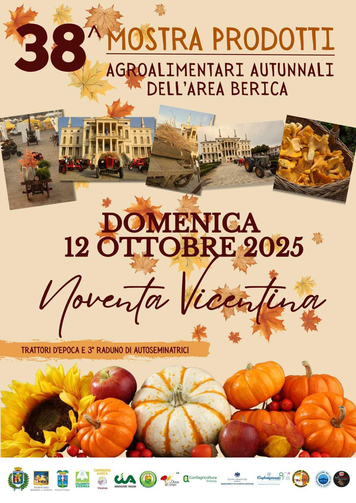 38° Mostra Prodotti Agroalimentari Autunnali dell’Area Berica (dalle ore 8.00)