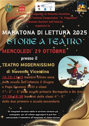 Maratona di lettura 2025 - Storie a Teatro (dalle ore 16.15)