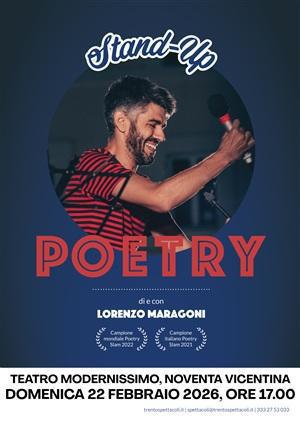 Stand up poetry - Stagione di Prosa 2025-2026 (inizio ore 17.00)