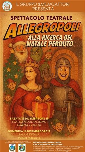 ALLEGROPOLI - Alla ricerca del Natale perduto (inizio ore 21.00) ALLEGROPOLI - Alla ricerca del Natale perduto (inizio ore 21.00)