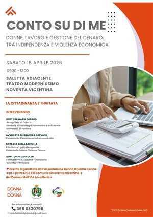 Conto su di me (dalle ore 9.30 alle 12.00) Conto su di me (dalle ore 9.30 alle 12.00)