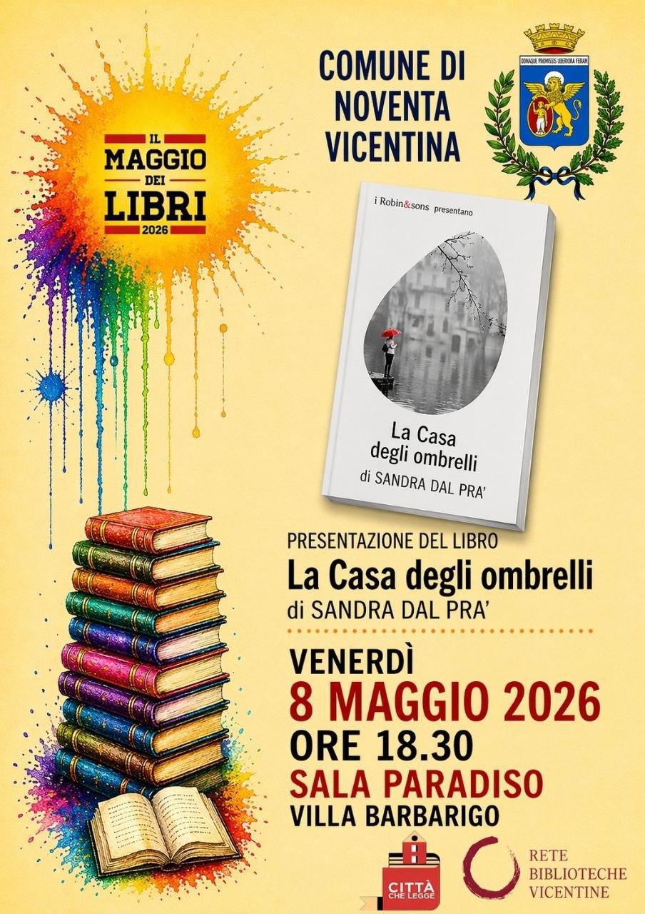 Presentazione del libro "La Casa degli ombrelli" di Sandra Dal Prà (inizio ore 18.30)