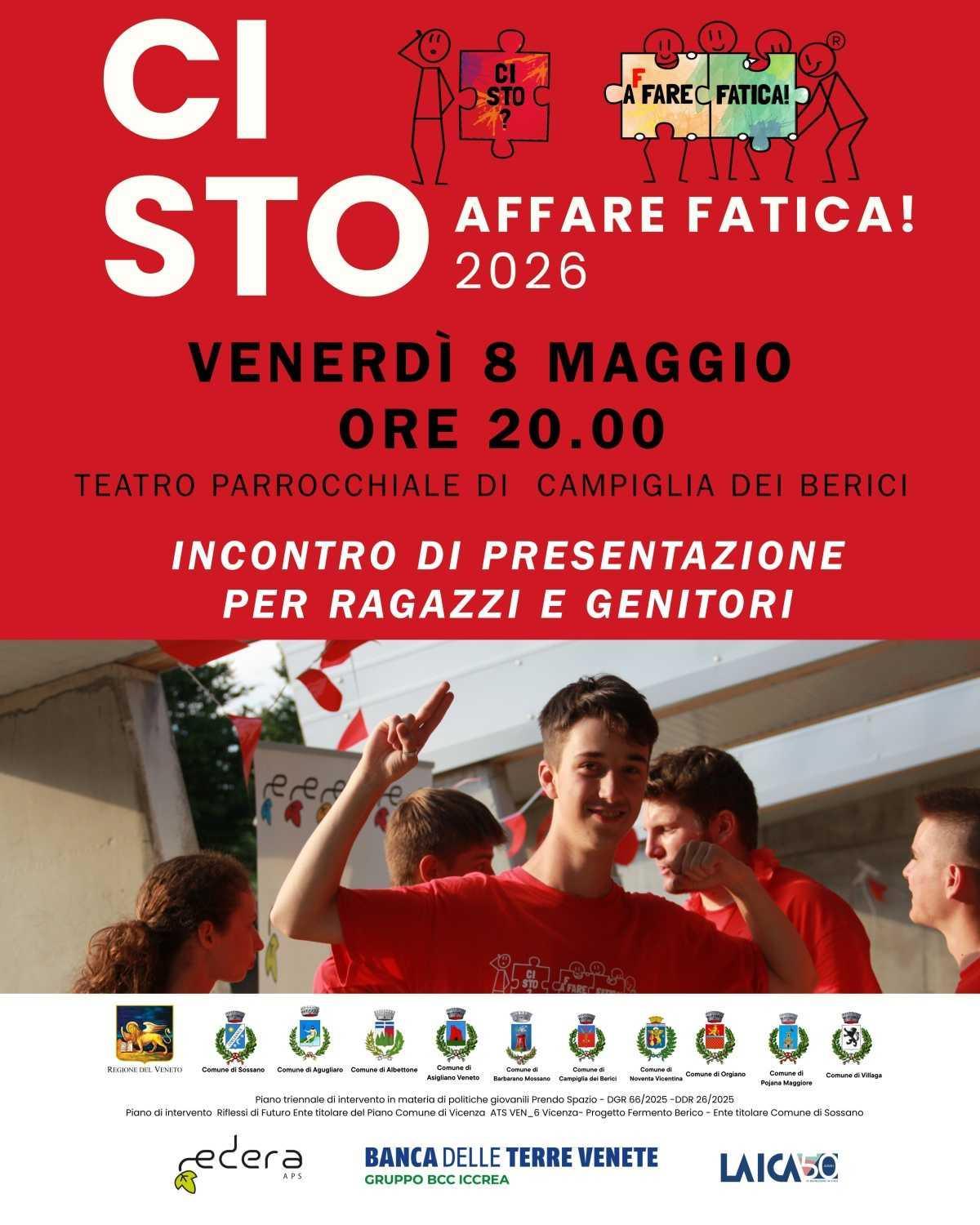 Ci Sto Affare Fatica! 2026 (inizio ore 20.00)