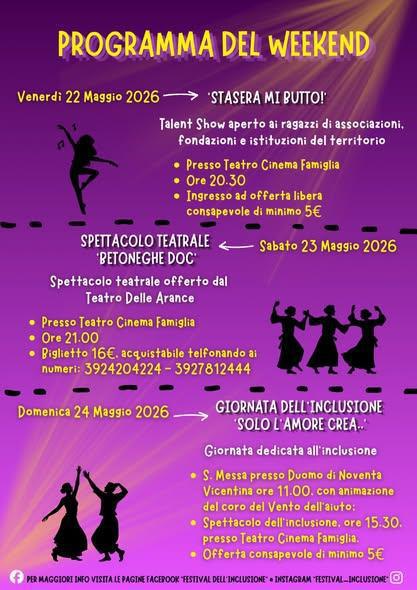 Spettacolo dell'inclusione (inizio ore 15.30)