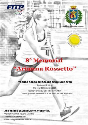 8° Memorial Arianna Rossetto
