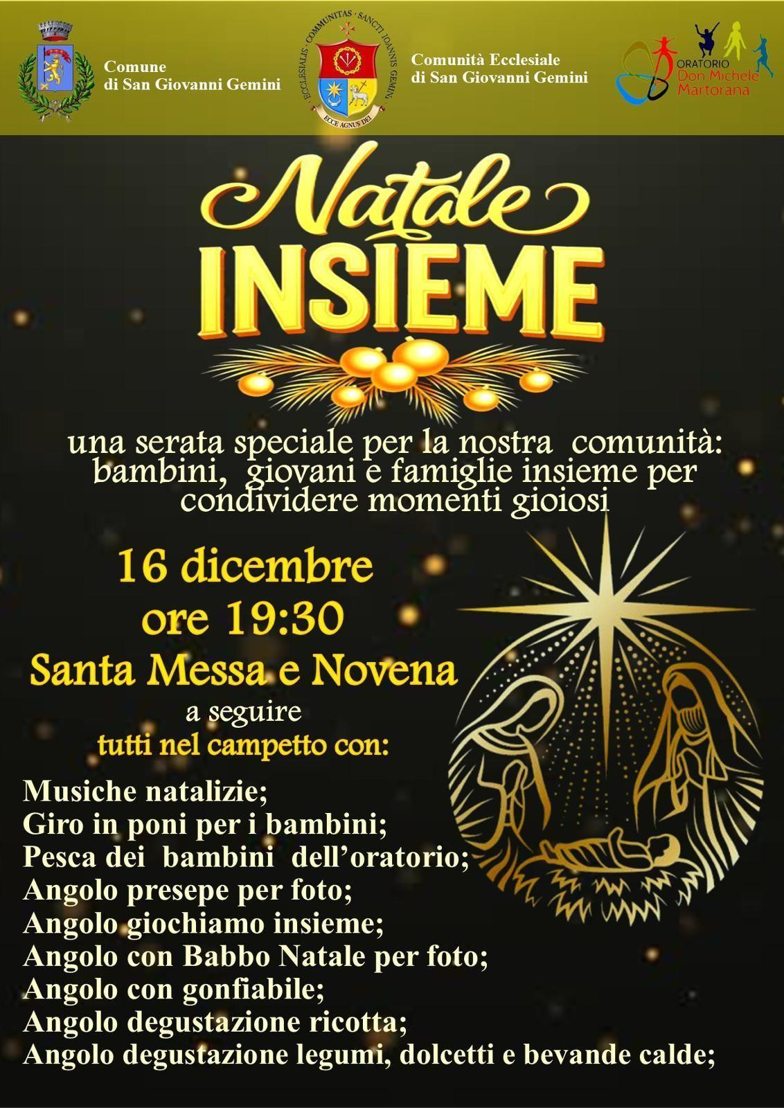Natale Insieme (inizio ore 19.30)