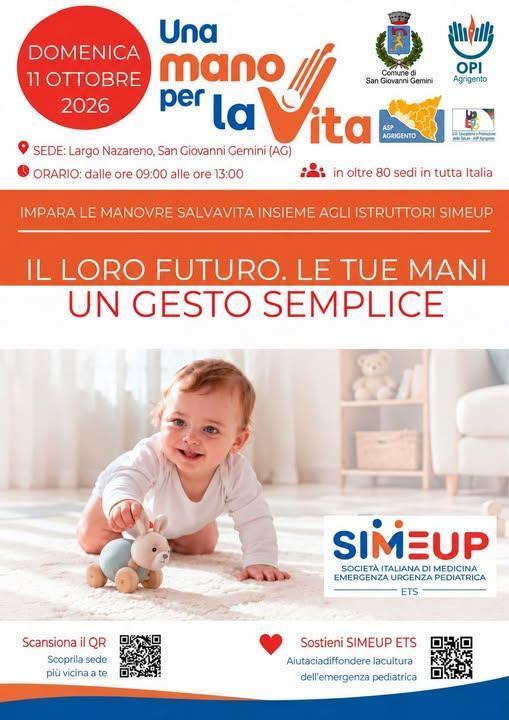 Giornata Nazionale “Una Manovra per la Vita” (dalle ore 9:00 alle ore 13:00) Giornata Nazionale “Una Manovra per la Vita” (dalle ore 9:00 alle ore 13:00)