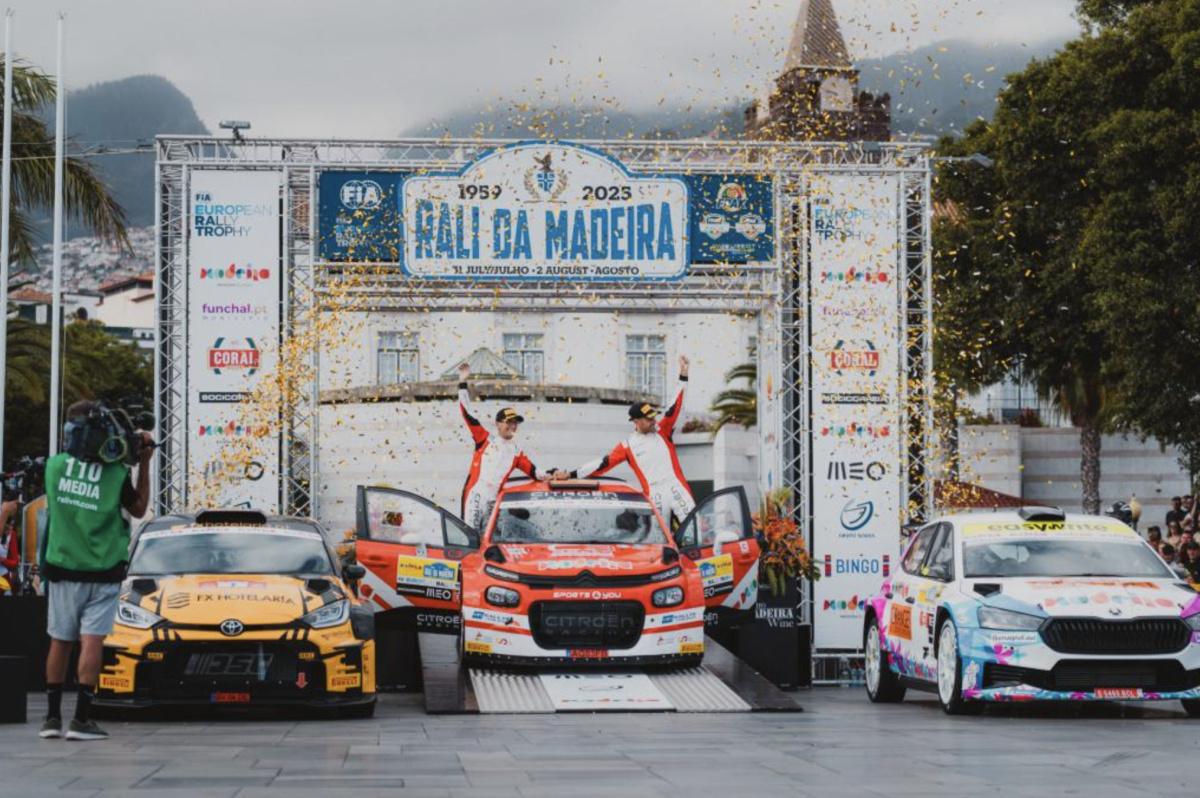 Ruiloba y Vela conquistan su segundo Rally de Madeira consecutivo Ruiloba y Vela conquistan su segundo Rally de Madeira consecutivo