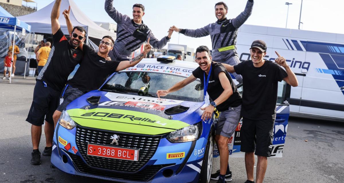 Fariña y Rodríguez conquistan el Rally de Madeira y lideran la Peugeot Cup