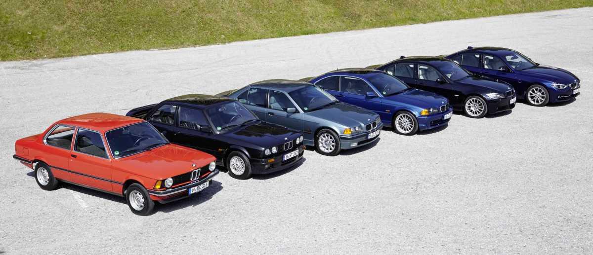 El BMW Serie 3 cumple 50 años: 20 millones de unidades y 7 generaciones