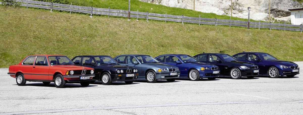 El BMW Serie 3 cumple 50 años: 20 millones de unidades y 7 generaciones