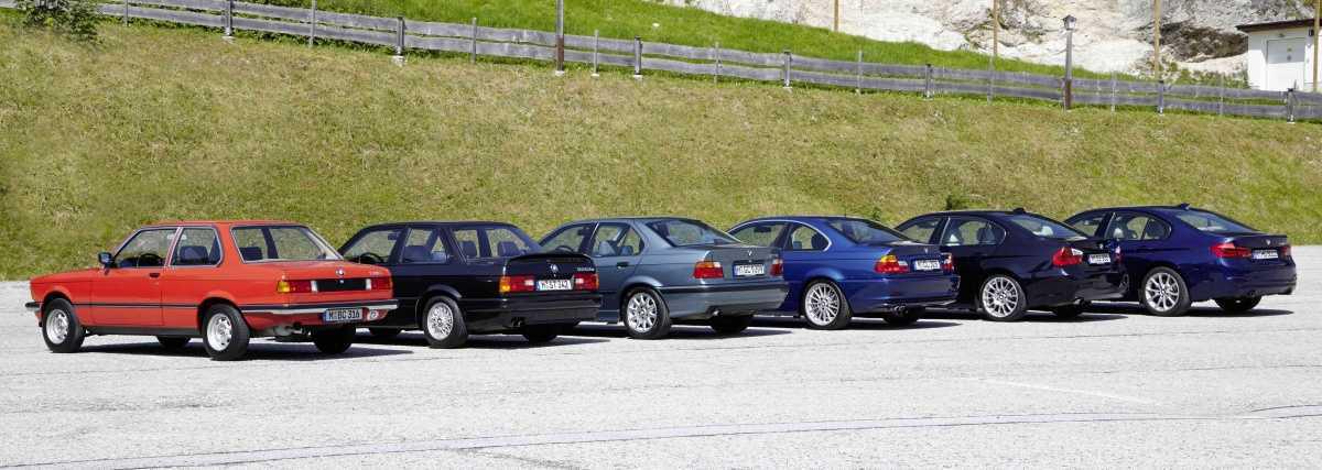 El BMW Serie 3 cumple 50 años: 20 millones de unidades y 7 generaciones