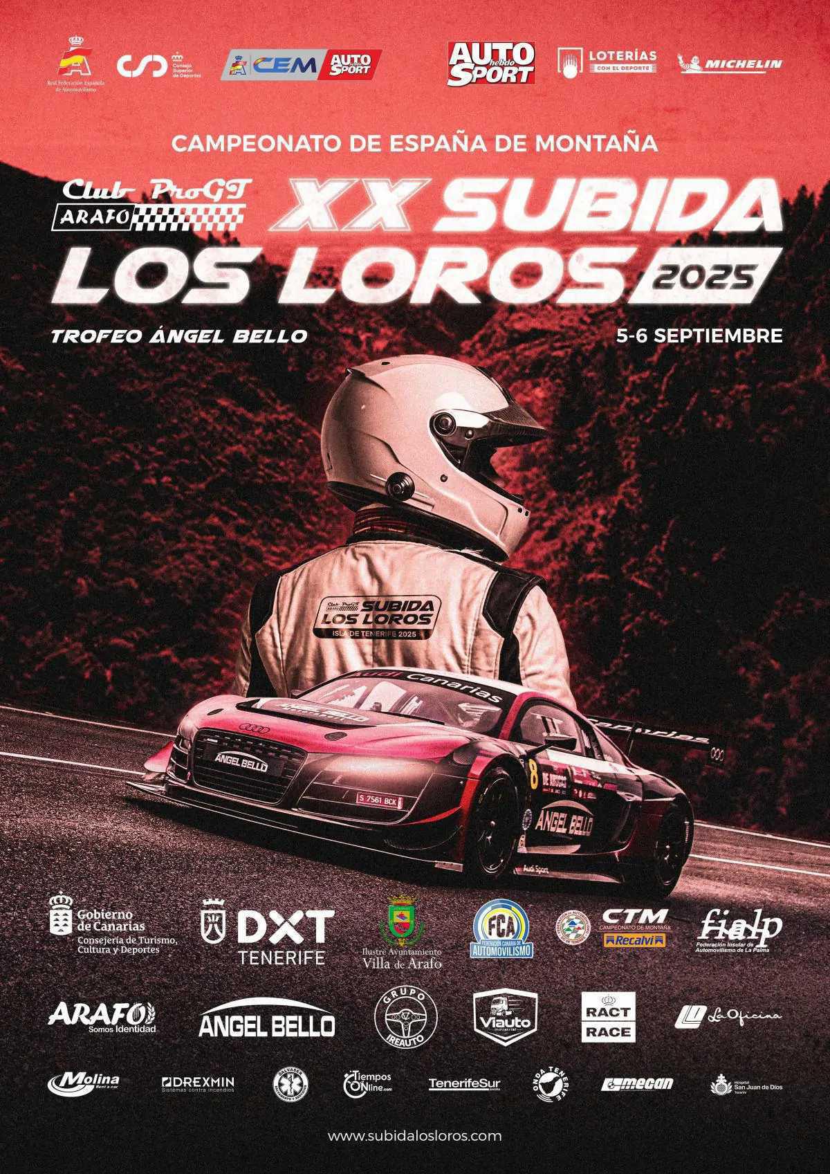 Subida a Los Loros: El trazado más largo del campeonato con 8.1 km Subida a Los Loros: El trazado más largo del campeonato con 8.1 km