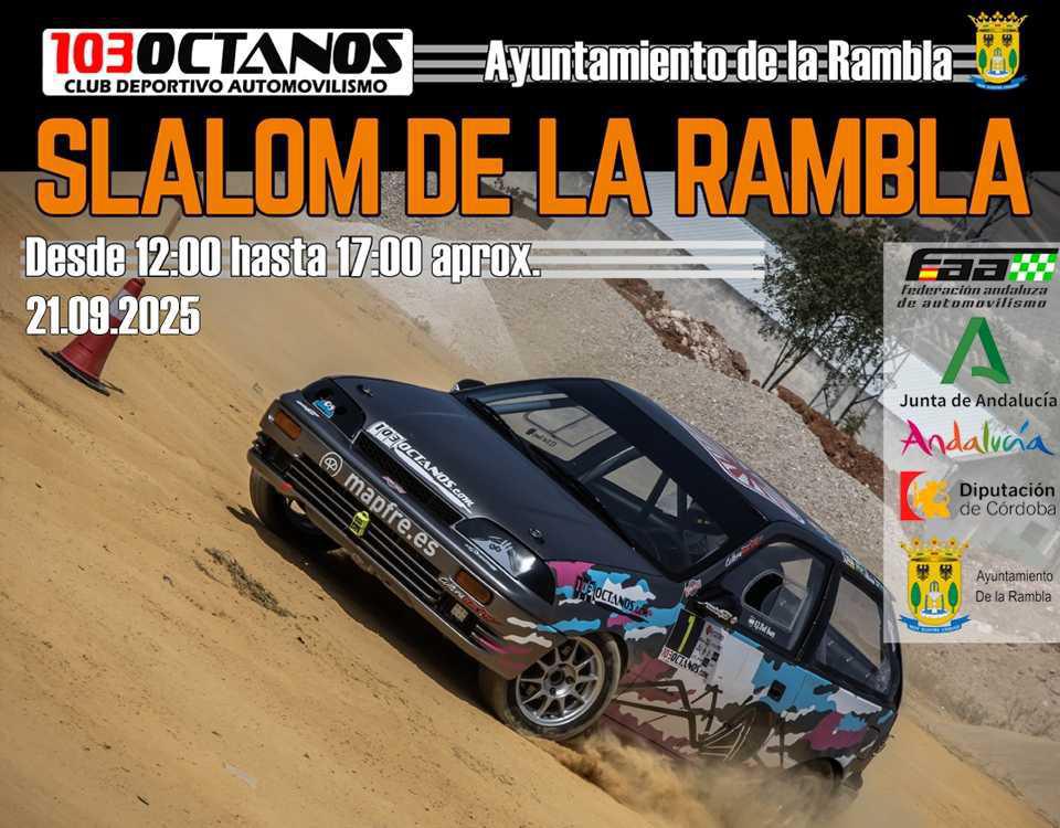 La Rambla acoge el 5º Slalom sobre mixto de asfalto y tierra