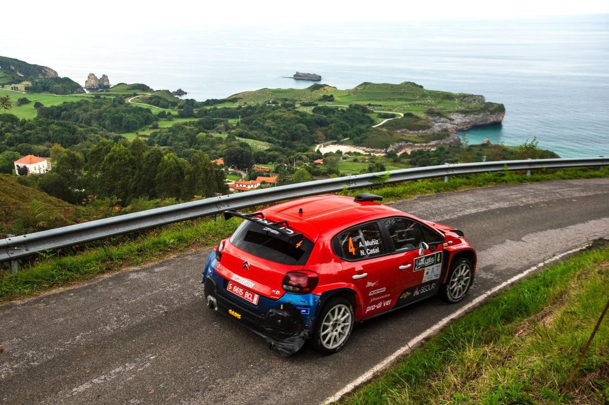 Álvaro Muñiz logra su primer podio con el Citroën Rally Team