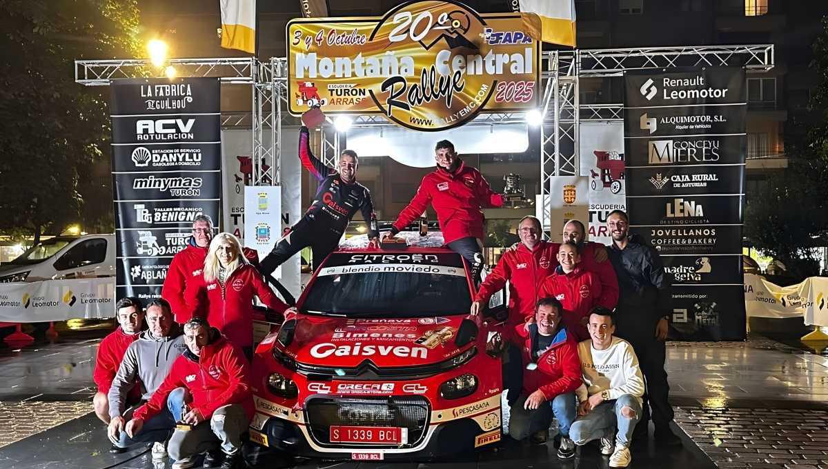 Alberto Ordóñez domina el Rallye Montaña Central Alberto Ordóñez domina el Rallye Montaña Central