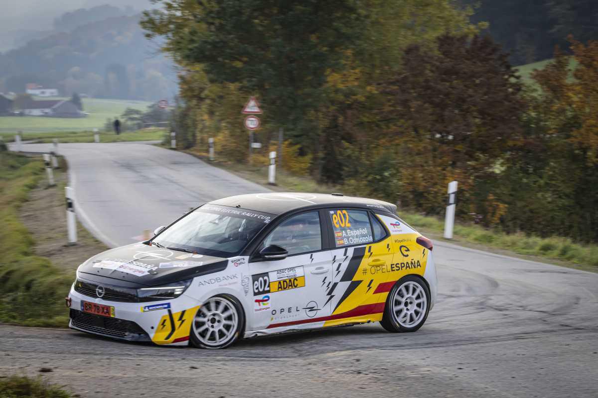 Sito Español subcampeón de la ADAC Opel Electric Rally Cup