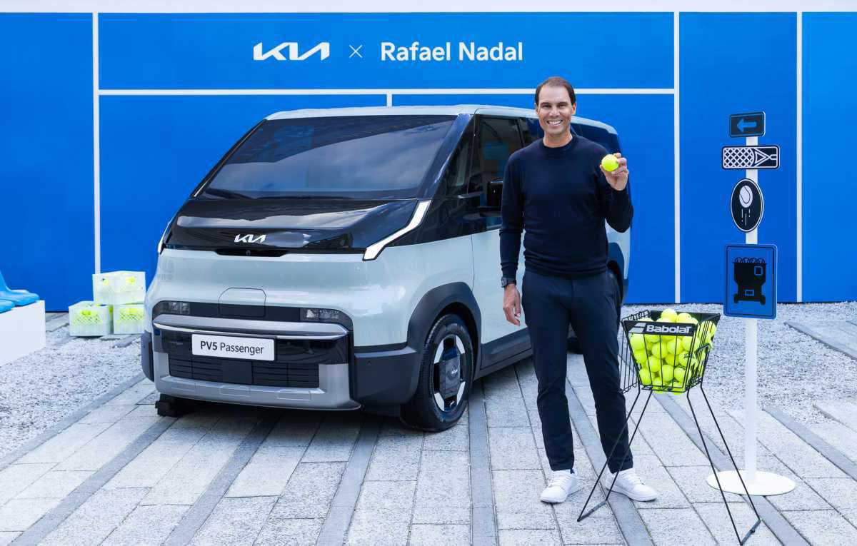 Rafa Nadal renueva su colaboración con Kia tras 21 años juntos