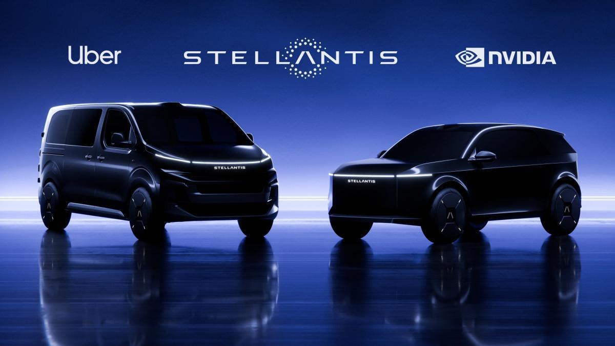 Stellantis se alía con NVIDIA y Uber para crear robotaxis Stellantis se alía con NVIDIA y Uber para crear robotaxis