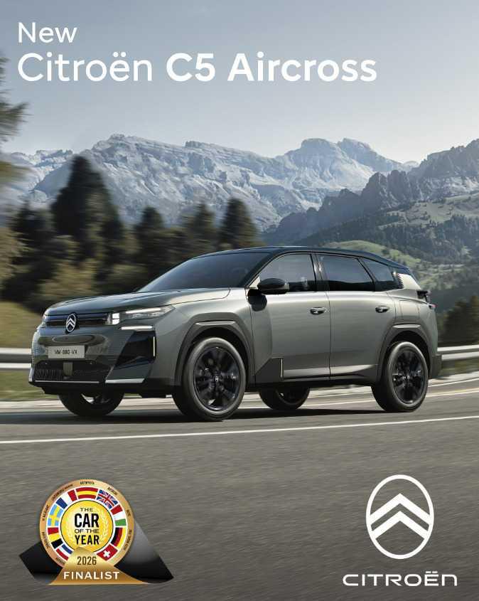 Citroën C5 Aircross compite por el premio Car of the Year