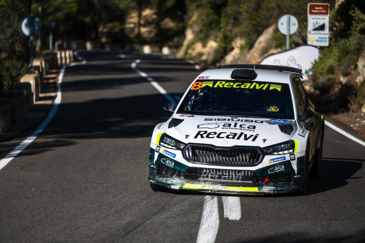 Pardo lidera el Rallye La Nucía a falta de tres tramos