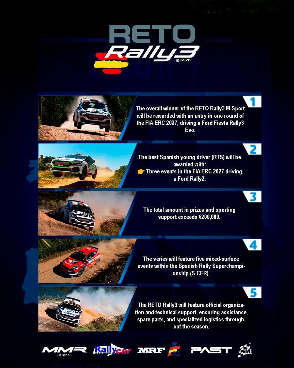 Nace el RETO Rally3: la nueva cantera del rally español