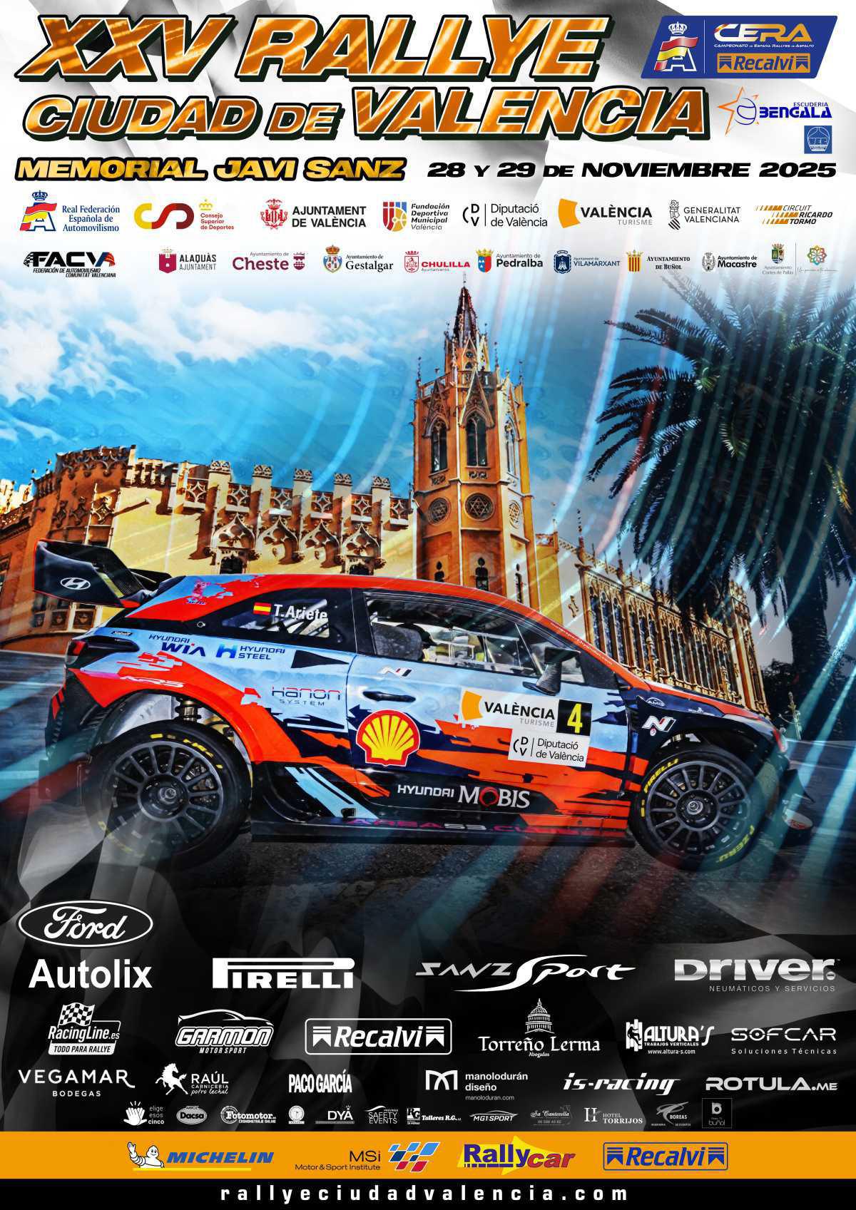 Presentado el cartel del XXV Rallye Ciudad de Valencia 2025 Presentado el cartel del XXV Rallye Ciudad de Valencia 2025