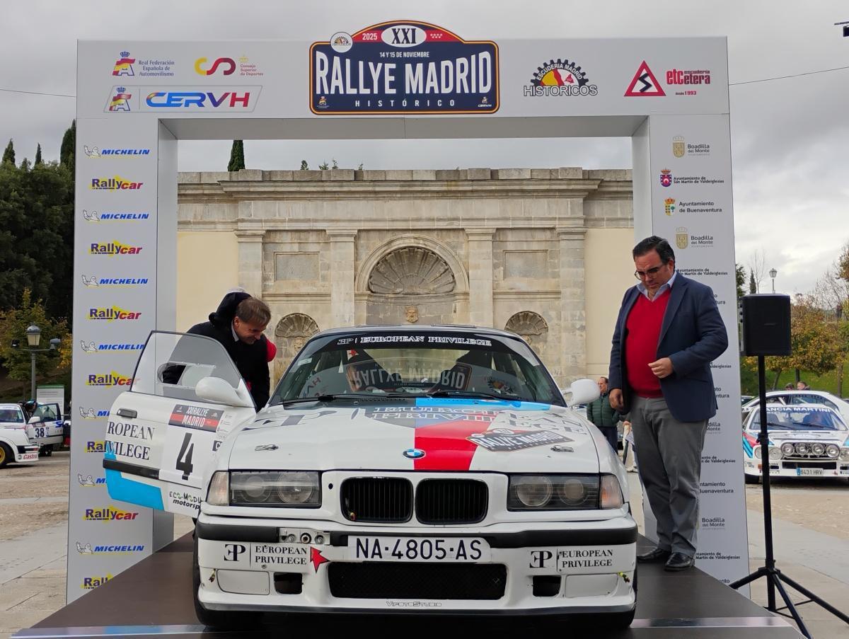 Muniente y Louzao lideran el Rallye Madrid Histórico con BMW M3 E36 Muniente y Louzao lideran el Rallye Madrid Histórico con BMW M3 E36