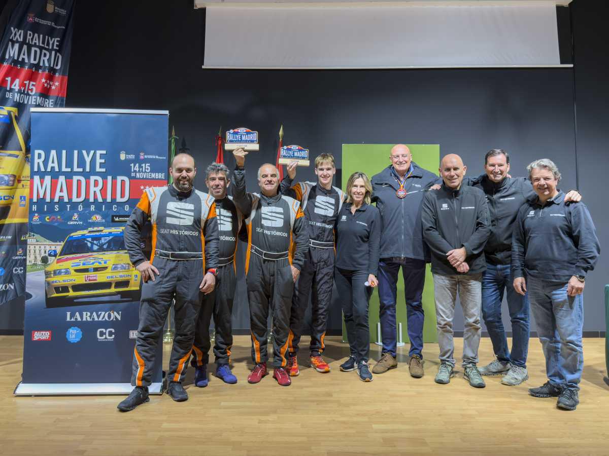 Victoria del SEAT 1400 en Regularidad del Rally Madrid Histórico Victoria del SEAT 1400 en Regularidad del Rally Madrid Histórico