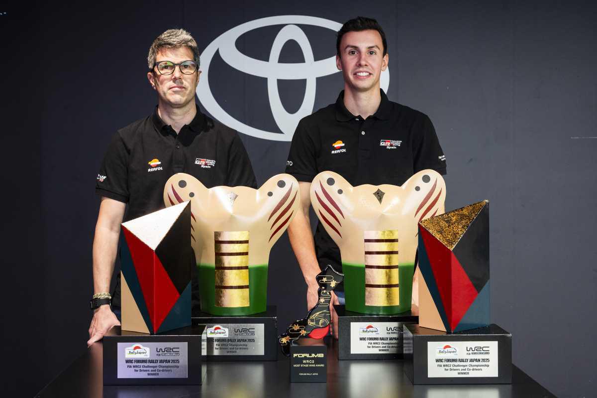 Toyota España celebra la victoria de Cachón y Rozada en Japón