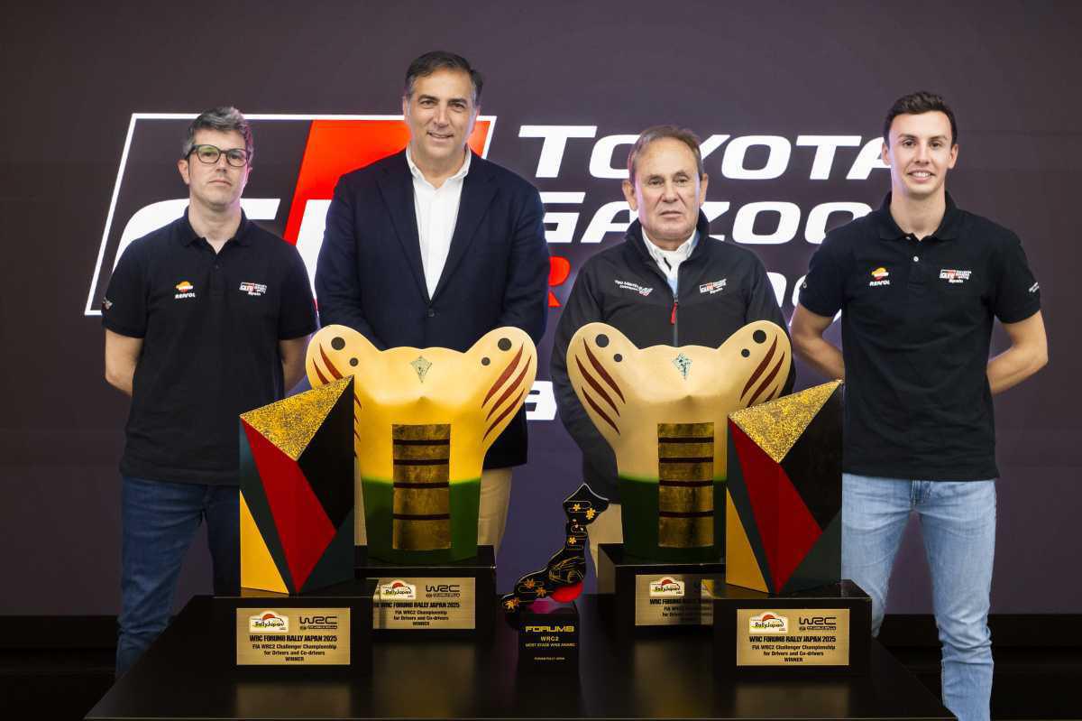 Toyota España celebra la victoria de Cachón y Rozada en Japón