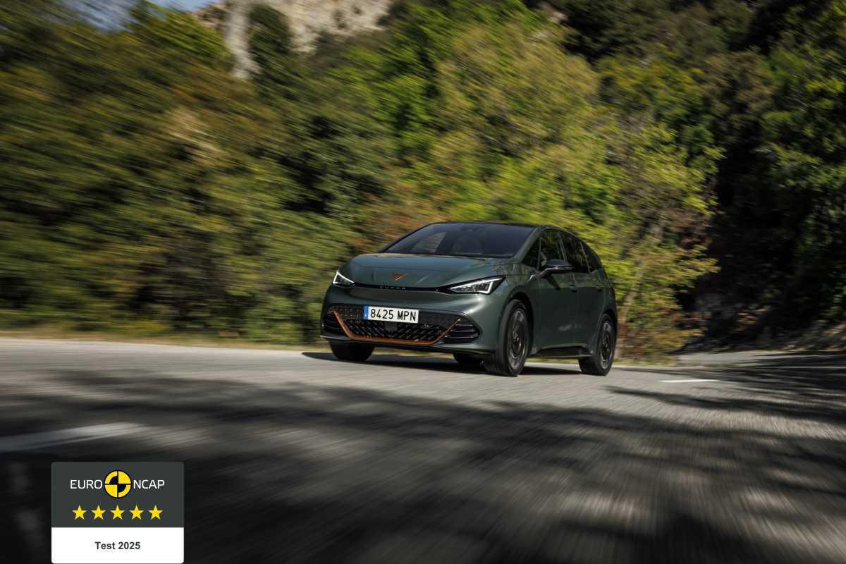 CUPRA León, Formentor y Born logran 5 estrellas Euro NCAP 2025