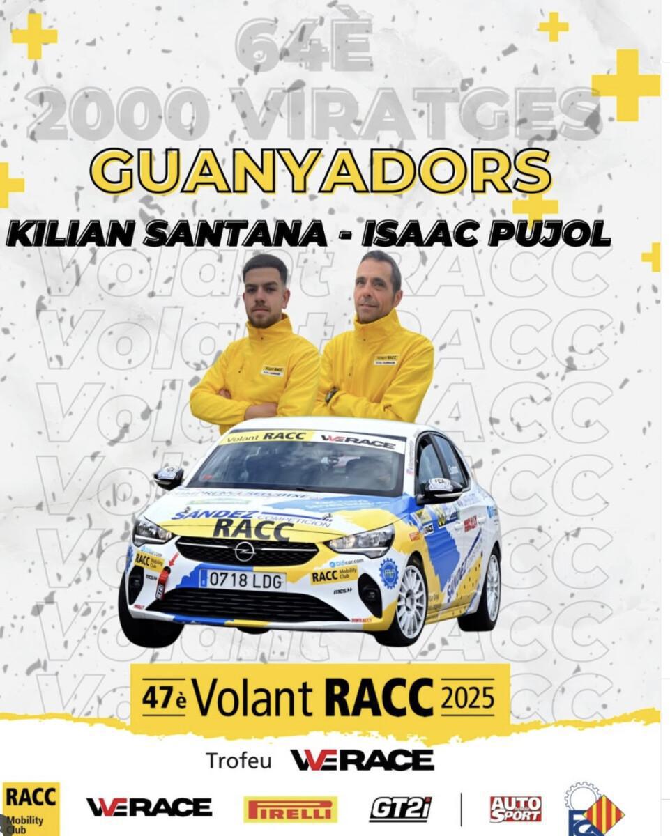 Kilian Santana e Isaac Pujol campeones del VolantRACC Kilian Santana e Isaac Pujol campeones del VolantRACC