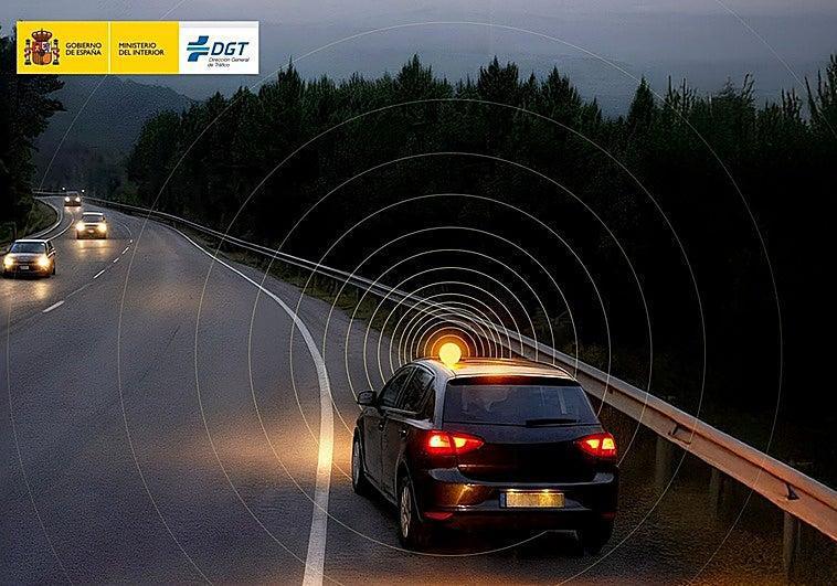 La DGT aclara las dudas sobre la baliza V16 que sustituye triángulos