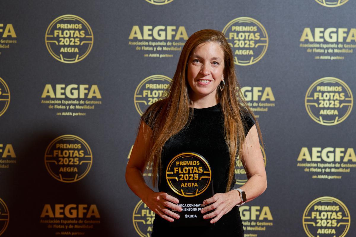 Škoda doblemente premiada en los Premios Flotas 2025 de AEGFA