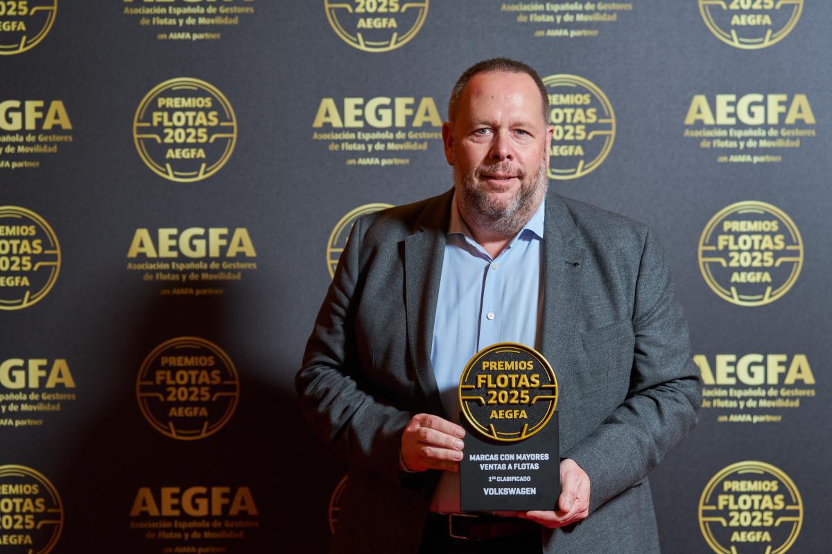 Volkswagen gana su octavo premio AEGFA a mayor ventas en flotas