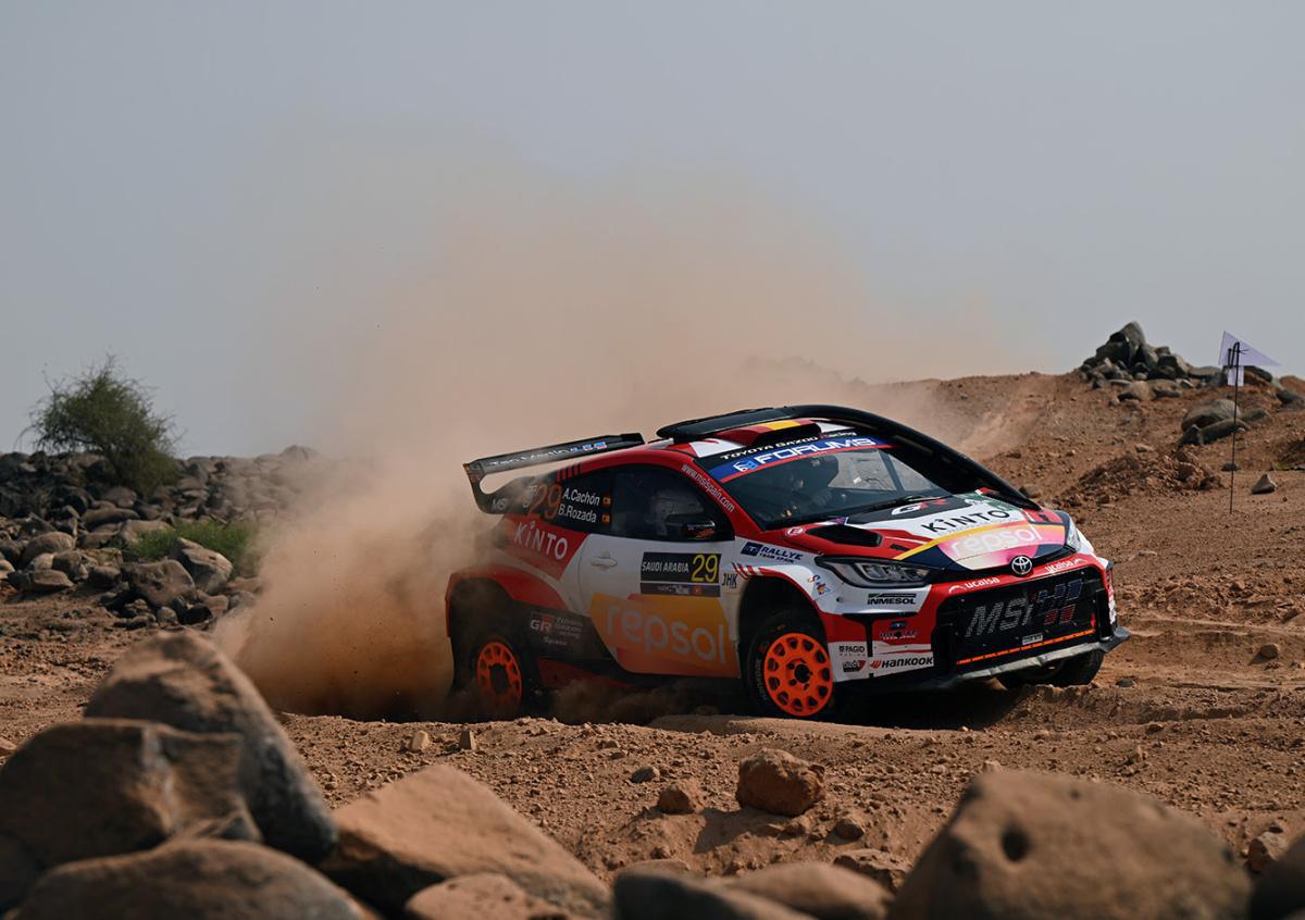 Domínguez y Peñate logran su primer podio en WRC2 Challenger