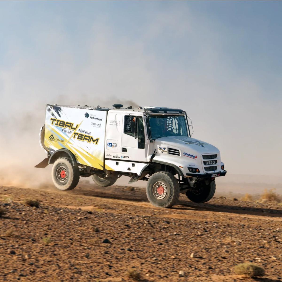 Tibau Team despliega seis camiones para asistir a Dacia y Land Rover en el Dakar Tibau Team despliega seis camiones para asistir a Dacia y Land Rover en el Dakar