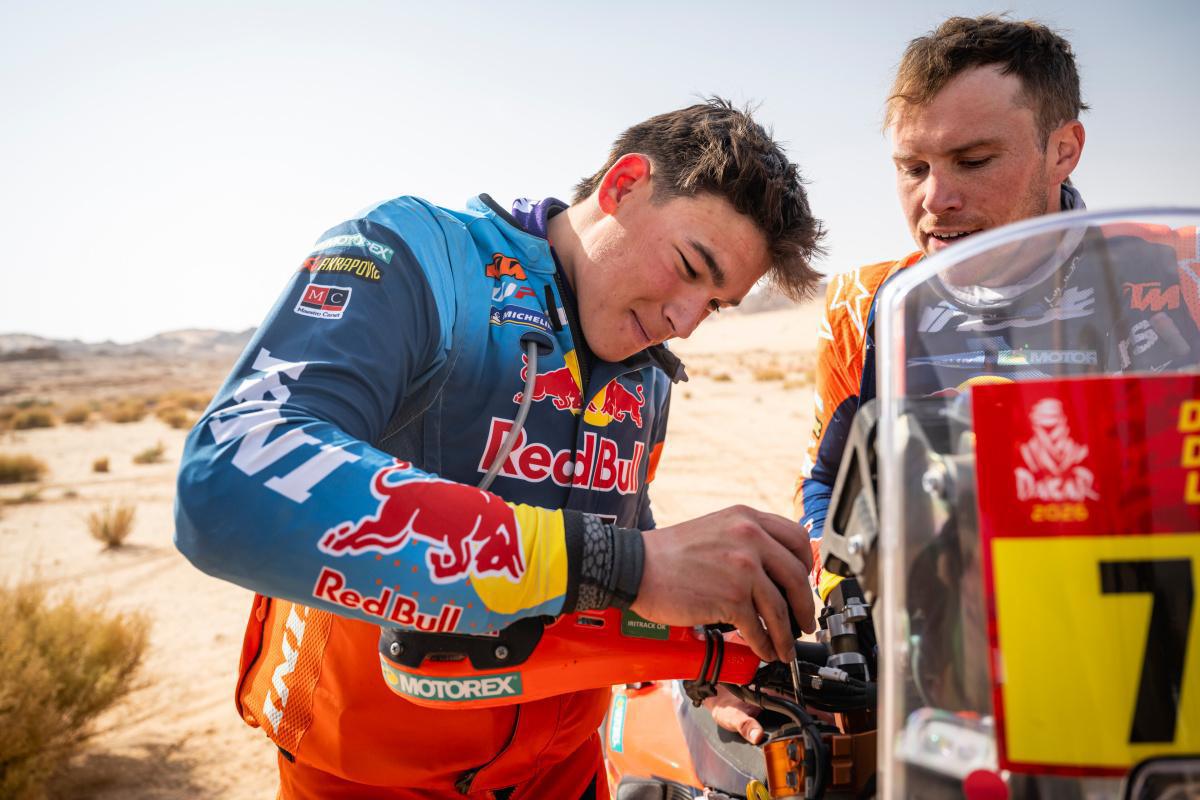 Daniel Sanders gana la etapa 6 y amplía su liderato en el Dakar 2026